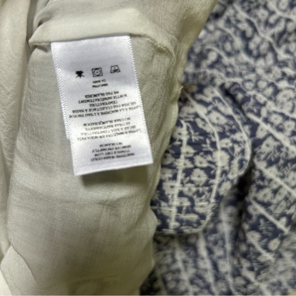 Rails ~ new ~ Valentina Ruffle Hem Crinkle Dress in Navy Camellia size Small - Picture 10 of 16